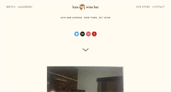 Desktop Screenshot of kaiawinebar.com